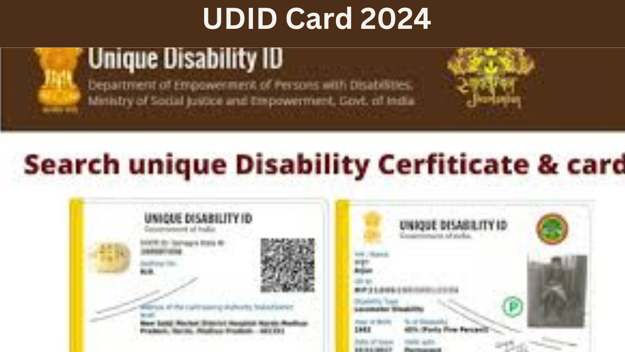 UDID Card 2024 – Online Apply & Download, Check UDID Card Status