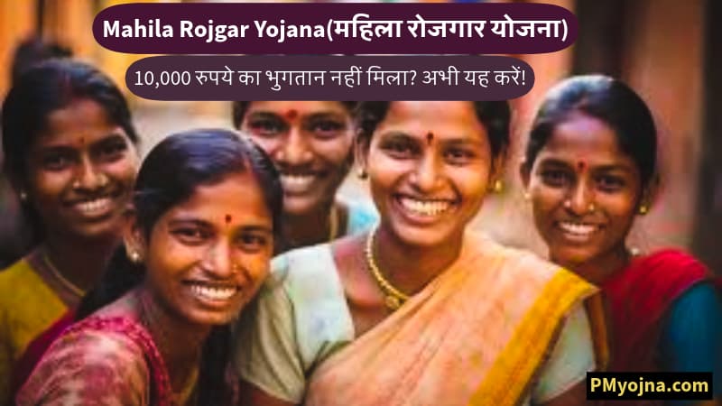 महिला रोजगार योजना 10,000 रुपये का भुगतान नहीं मिला अभी यह करें!