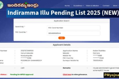Indiramma Illu Pending List 2025 (NEW)