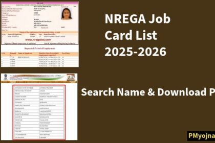 NREGA Job Card List 2025-2026 (State Wise)