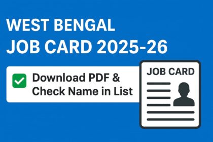 West Bengal Job Card 2025-26
