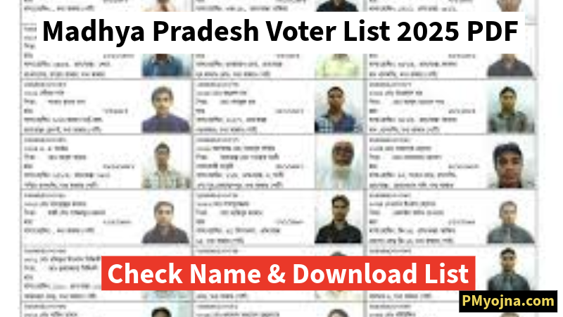 Madhya Pradesh Voter List 2025 PDF –