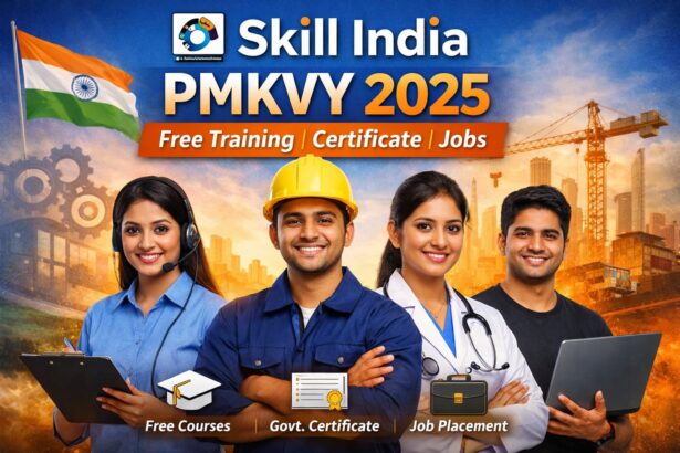 Skill India, PMKVY, Pradhan Mantri Kaushal Vikas Yojana, free skill training, government skill development scheme, PMKVY courses, PMKVY registration, skill training India, job oriented courses, NSDC certification